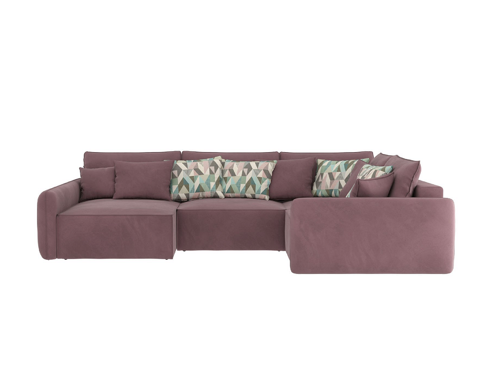 Диван угловой DeeOne Портленд-8 AAA4157007 розовый - 2