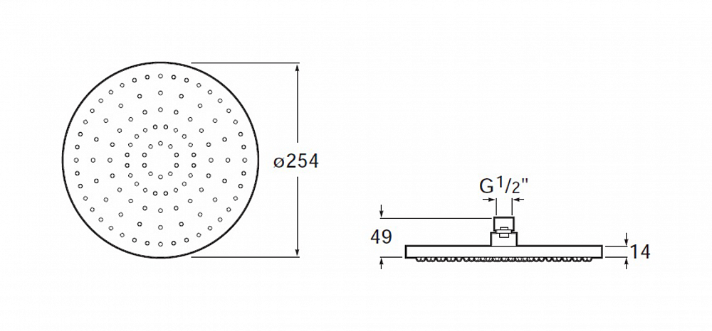 Душевая насадка Roca Rainsense 5B2250C00 - 2