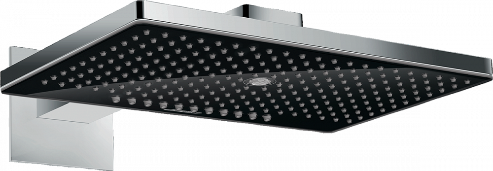 Верхний душ Hansgrohe Rainmaker Select 460 3jet 24007600, чёрный хром - TheHome