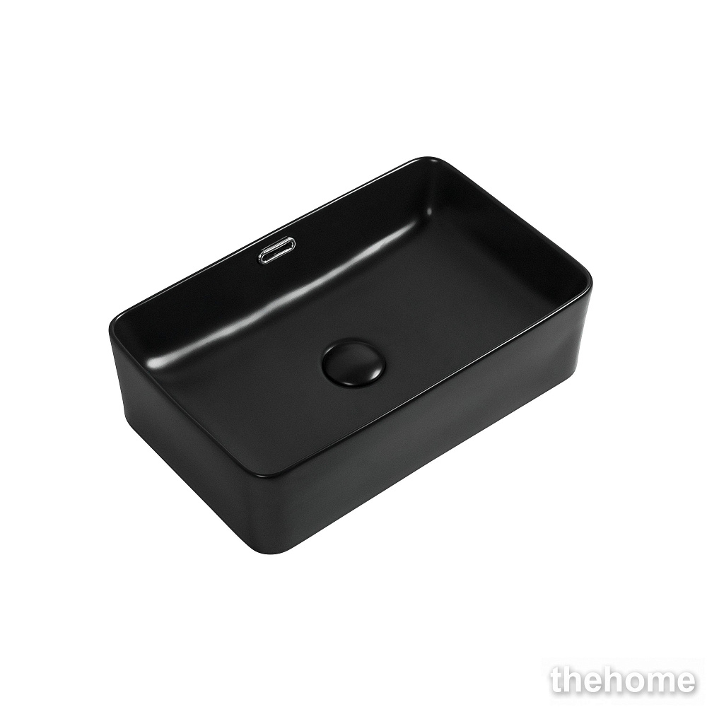 Раковина Aquanet Perfect-2-MB 273677 48 см матовый черный - TheHome
