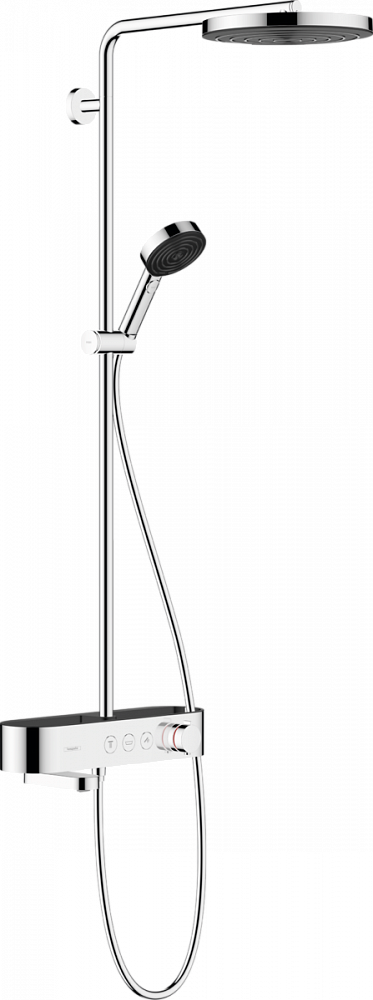 Душевая стойка Hansgrohe Pulsify Showerpipe 260 1jet 24230000 с термостатом, хром - TheHome