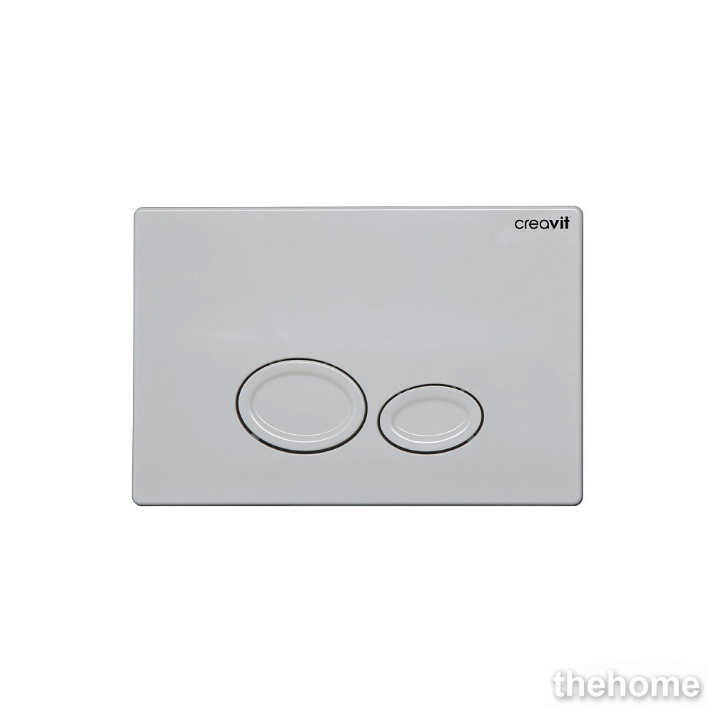 Клавиша смыва для инсталляции Creavit Drop GP2001.00 белая - TheHome