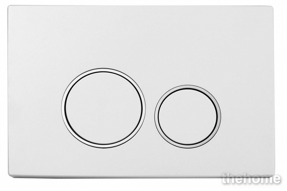 Клавиша смыва для инсталляции Boheme WHITE CHROMO 661 круглая - TheHome