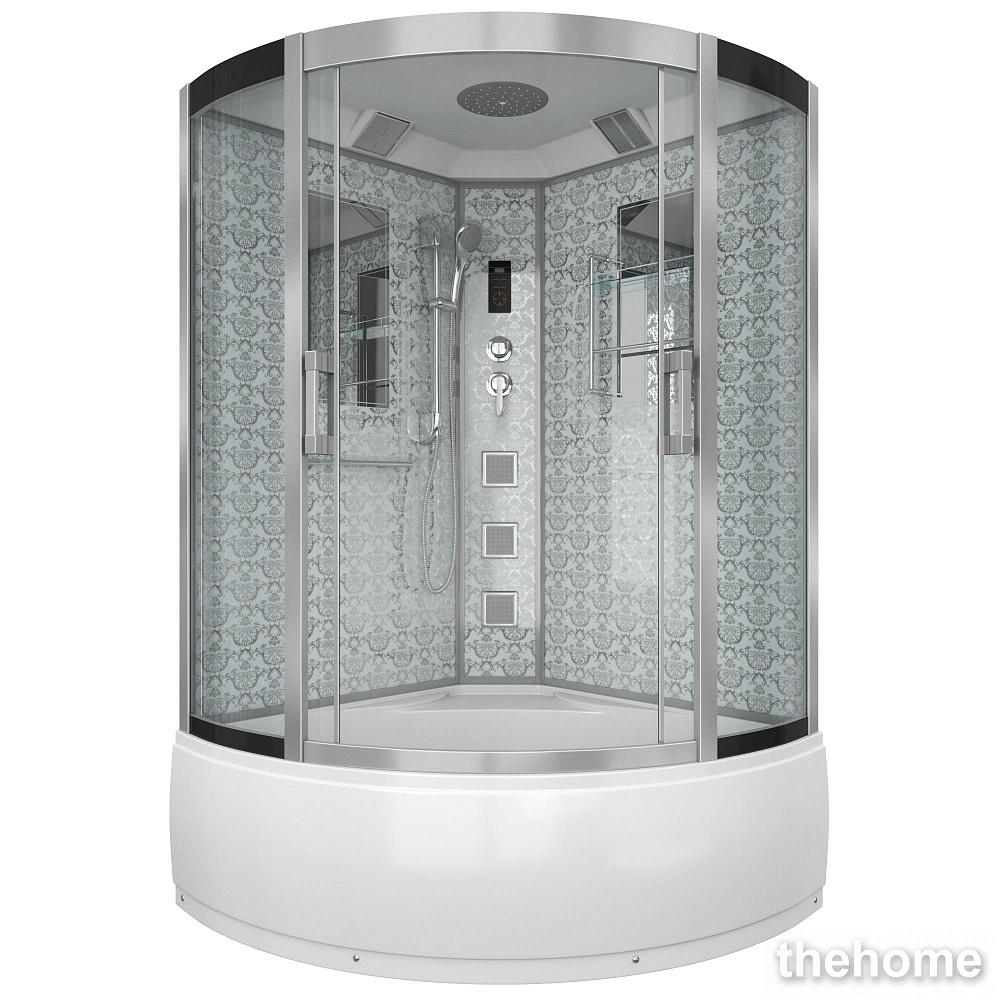 Душевая кабина Niagara Luxe NG-7744W 120х120х215 стекло прозрачное - TheHome