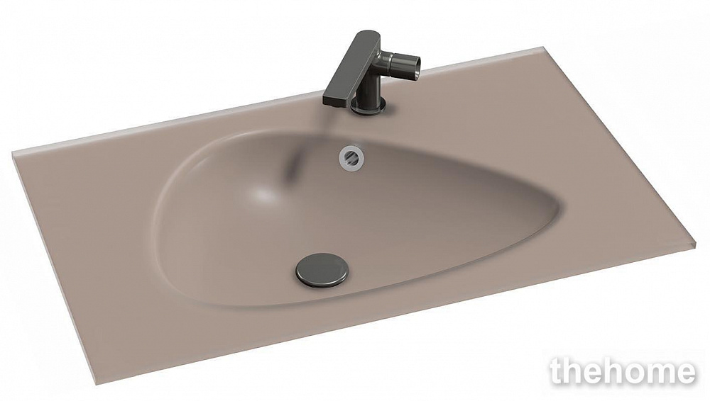 Раковина-столешница Jacob Delafon Nouvelle Vague EB3020-DE3 80 см стеклянная бронза матовая - TheHome