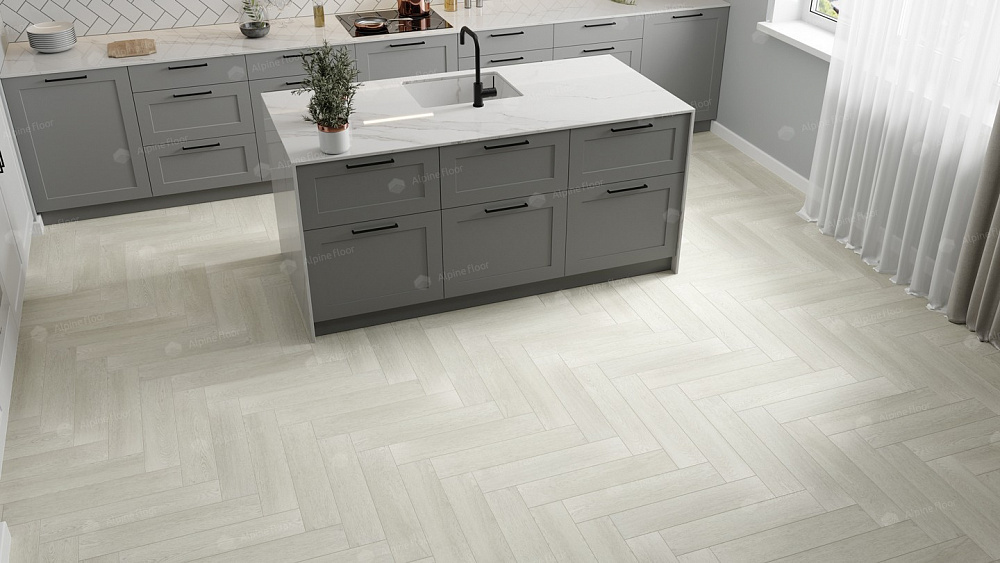 Каменно-полимерная плитка Alpine Floor Parquet Light ЗИМНИЙ ЛЕС ЕСО 13-6 - TheHome