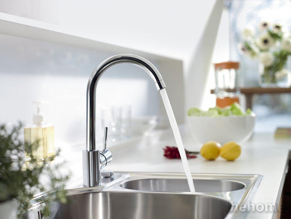 Смеситель для раковины Hansgrohe Talis 32084000, хром/белый - 4