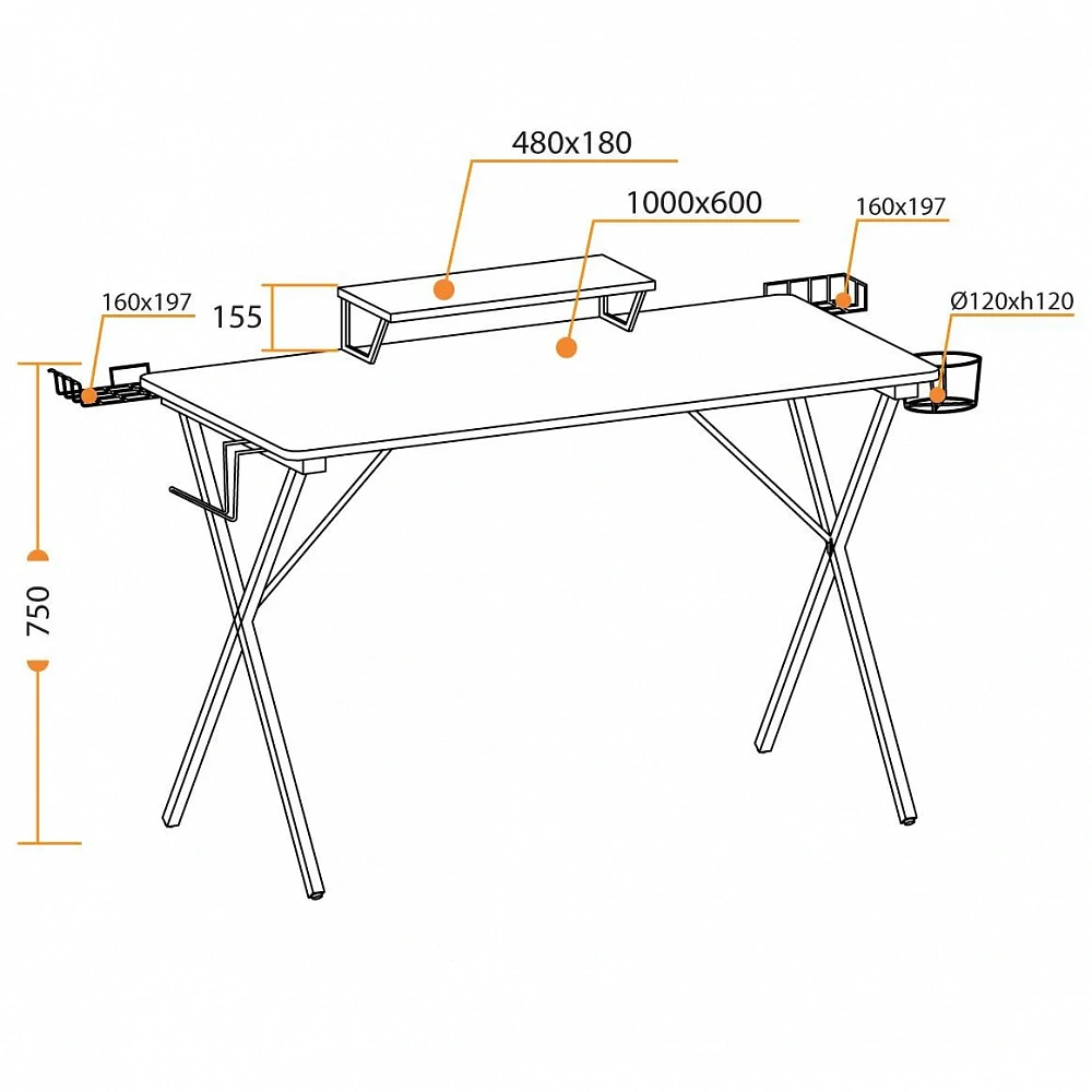 Cтол GD-06 TetChair 15258 - 13