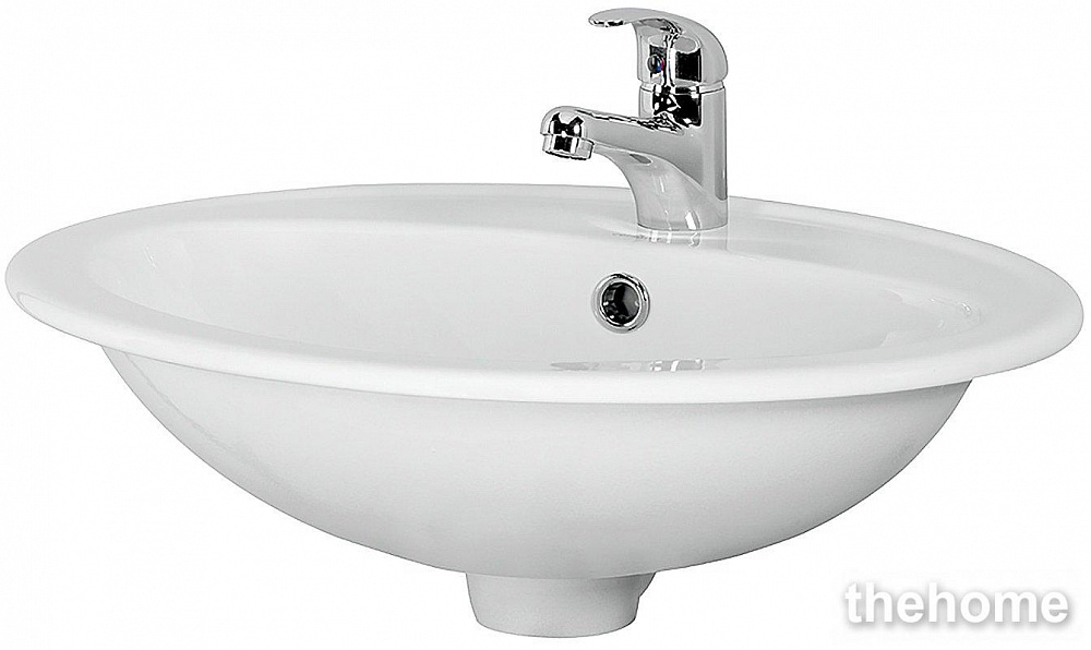 Раковина Cersanit Calla 54 встраиваемая на 1 отверстие - TheHome