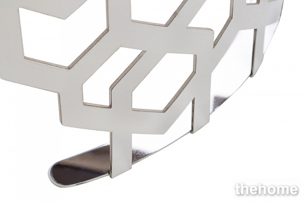 13RXET8011-SILVER Стол журнальный черн.стекло/серебро d50*50см Garda Decor - 3
