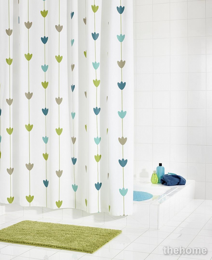 Штора для ванных комнат Ridder Lilla цветная - TheHome