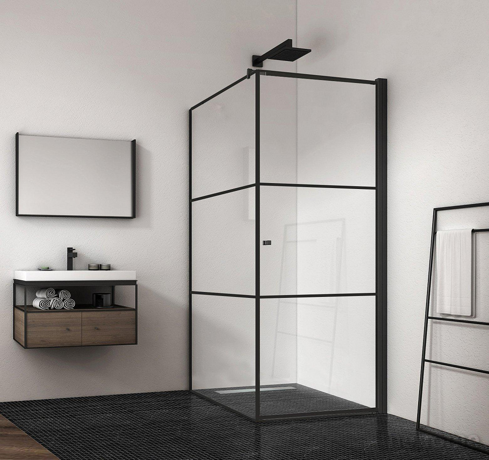 Душевой уголок Berges Wasserhaus Dark 90х90 см 061020R правый - 2