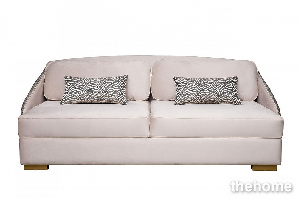 Диван Palazzo 240М трехм. раскладной бежевый/принт Colt002+Ana Beg 240*105*95см Garda Decor - TheHome