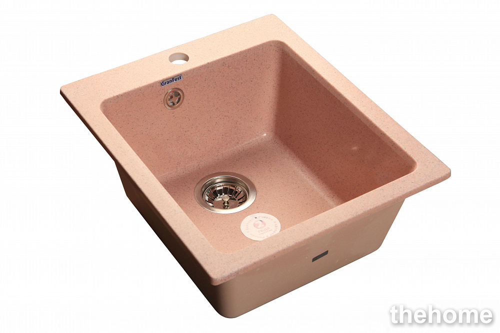 Кухонная мойка GranFest Practic GF-P505 457761 розовая - TheHome
