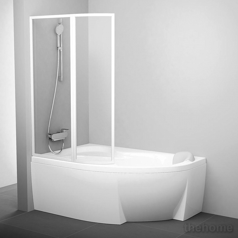 Шторка на ванну Ravak VSK2 ROSA 140 L Транспарент - TheHome