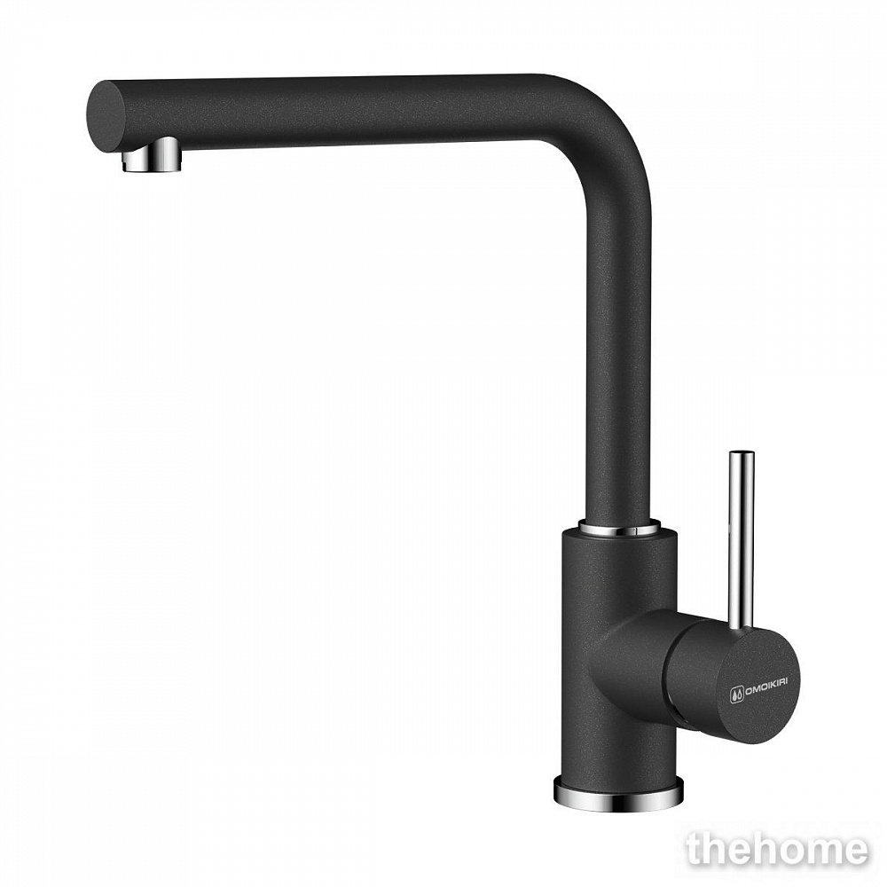 Смеситель Omoikiri Nakagawa-BL для кухонной мойки, 4994307 - TheHome