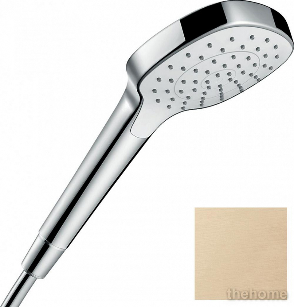 Душевая лейка Hansgrohe Croma Select E 1jet 26814140, шлифованная бронза - TheHome