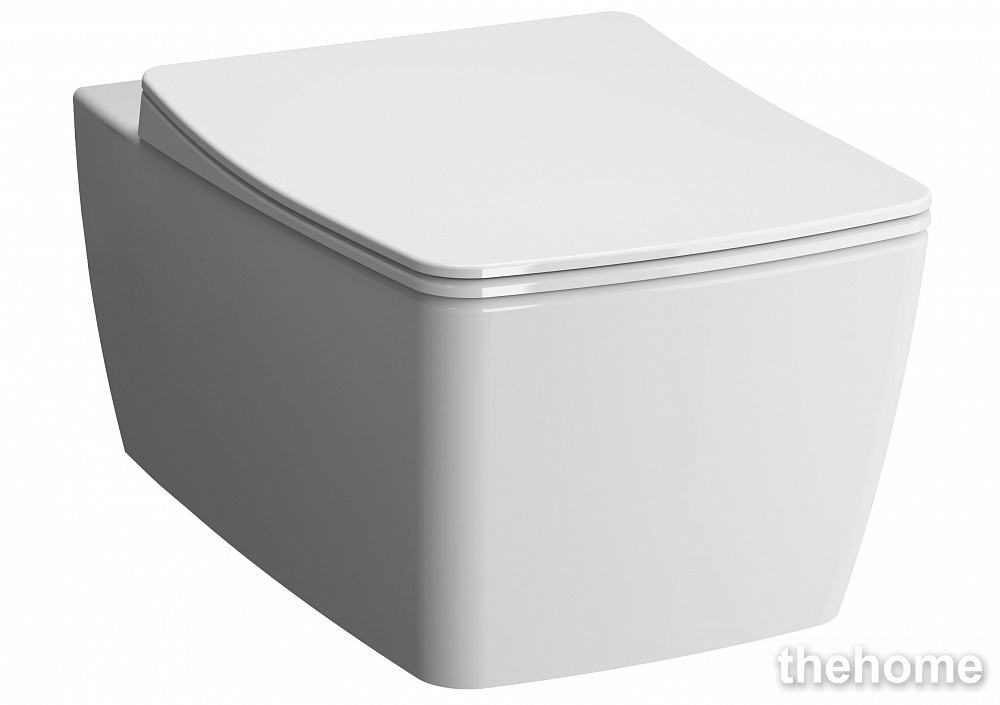 Комплект безободкового унитаза VitrA Metropole 9820B003-7201, кнопка хром - 2