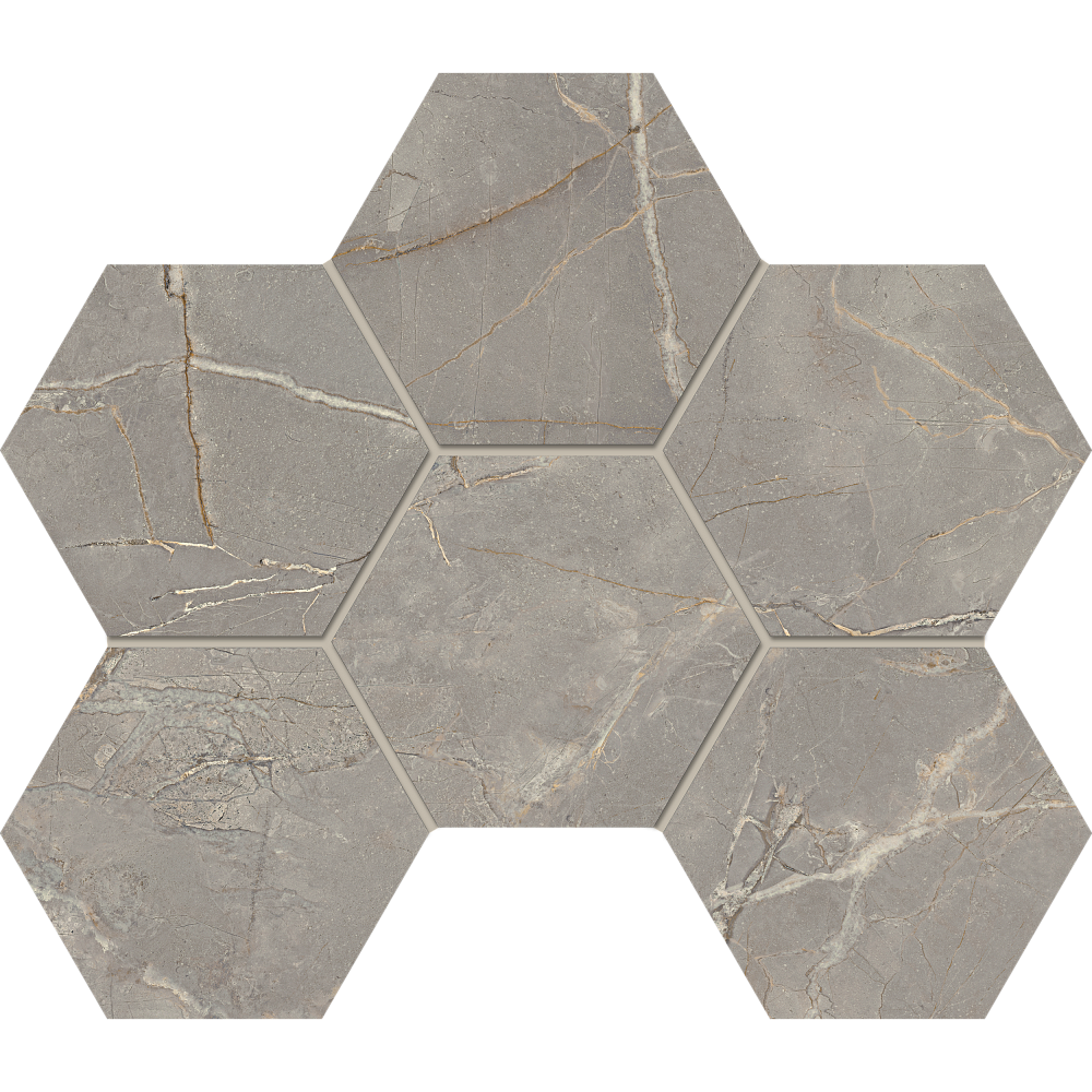 Мозаика BR03 Hexagon 25x28,5 полир. - TheHome