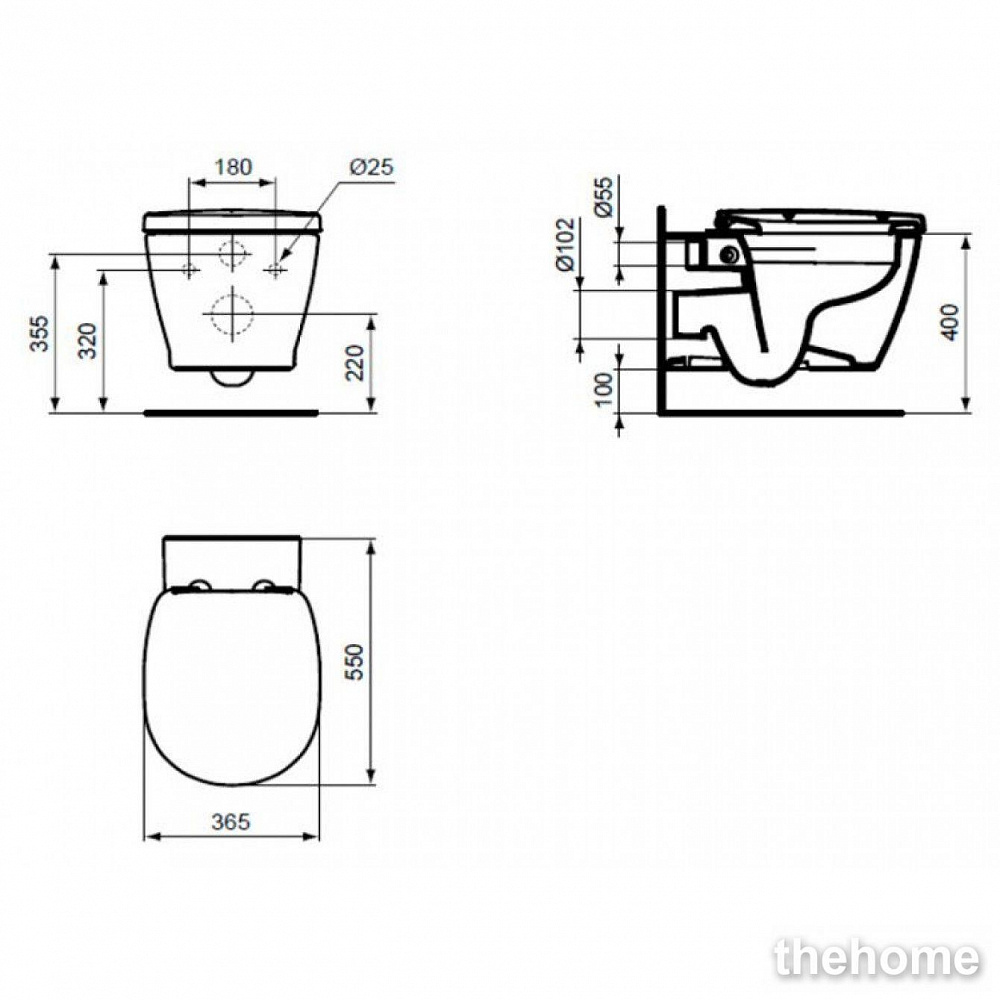 Унитаз подвесной Ideal Standard Connect E771801 - 5