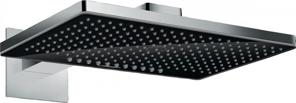 Верхний душ Hansgrohe Rainmaker Select 460 2jet 24005600, чёрный хром - TheHome