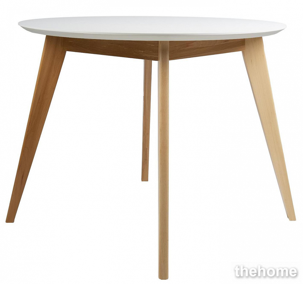 Стол R-Home Лунд круглый д.960 Белый - 2