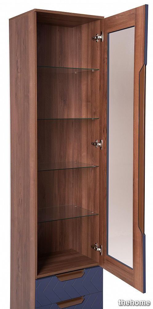 Шкаф-витрина R-Home витрина Сканди Сапфир - 5