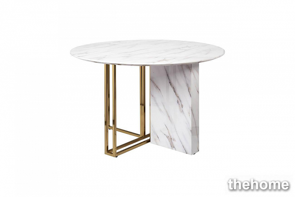 30F-1171-1 Стол обеденный круглый 120*76см Garda Decor - TheHome