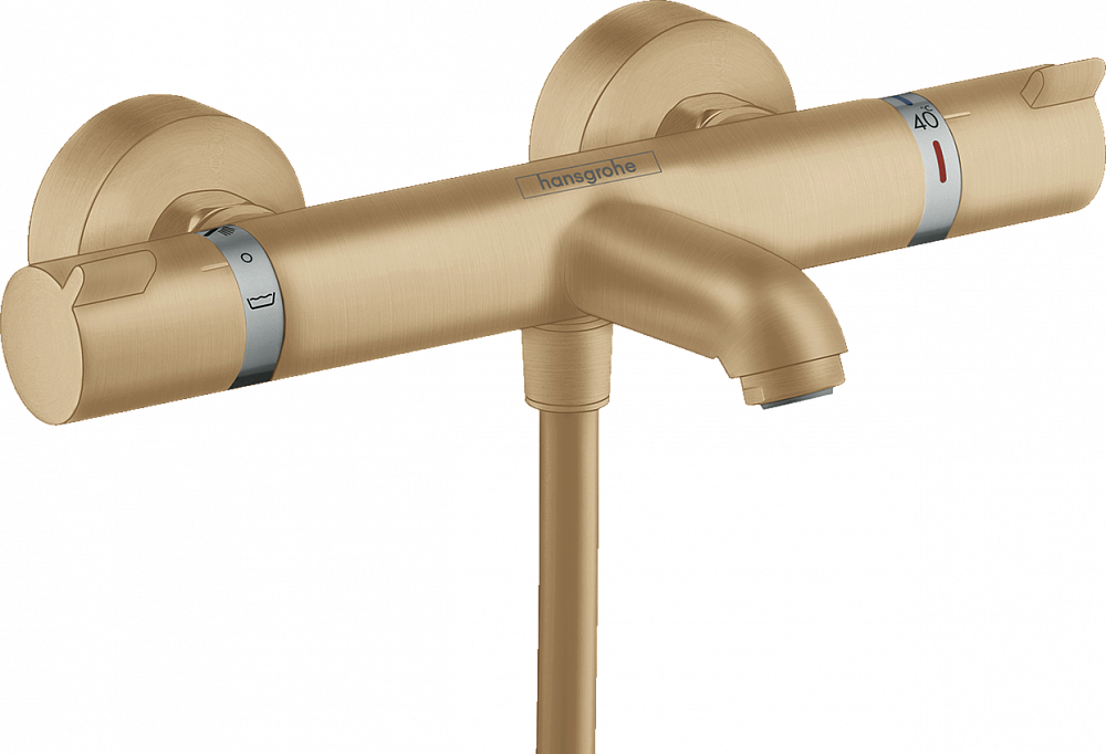 Термостат Hansgrohe Ecostat Comfort 13114140 для ванный с душем, шлифованная бронза - TheHome