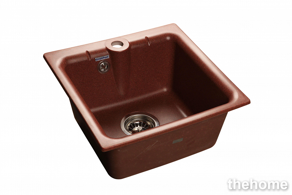 Кухонная мойка GranFest Practic GF-P420 436411 красная - TheHome
