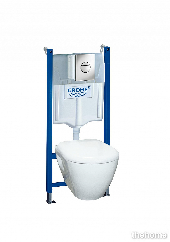 Инсталляция с унитазом и клавишей с сиденьем микролифт Grohe Solido Ceramic 38950000 - 3
