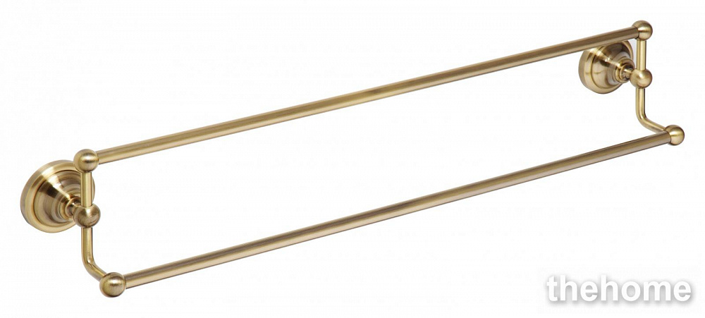 Полотенцедержатель двойной Bemeta Retro 144104237 66.5 x 11.5 x 12.5 см, бронза - TheHome