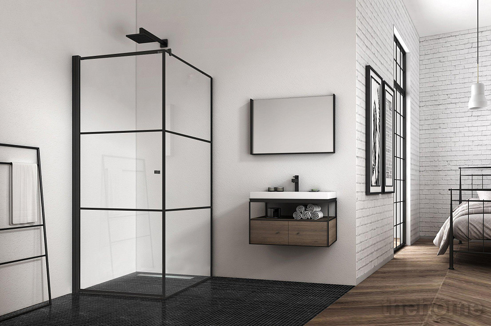 Душевой уголок Berges Wasserhaus Dark 90х90 см 061020L левый - 2