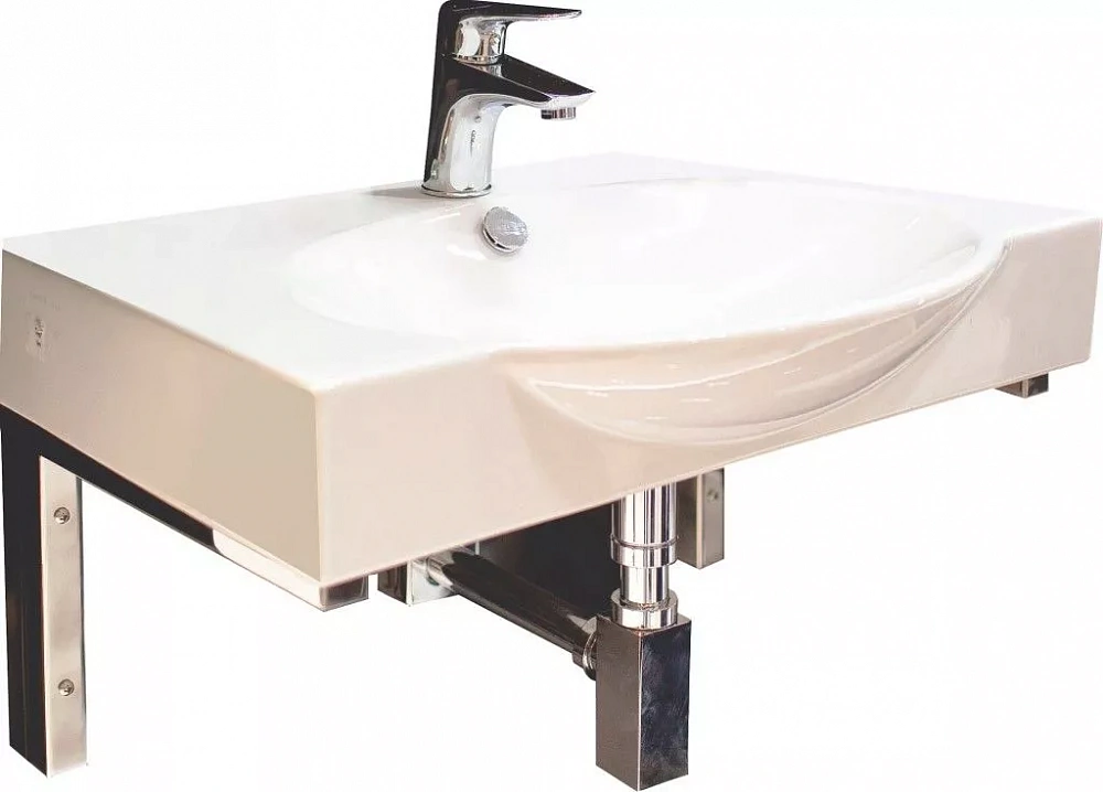 Раковина Sanita Luxe Infinity 76 на кронштейнах - 3