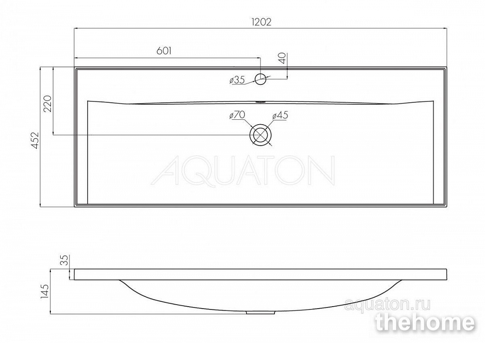 Раковина Aquaton Айрис 120 1A729631AG010 белая - 4