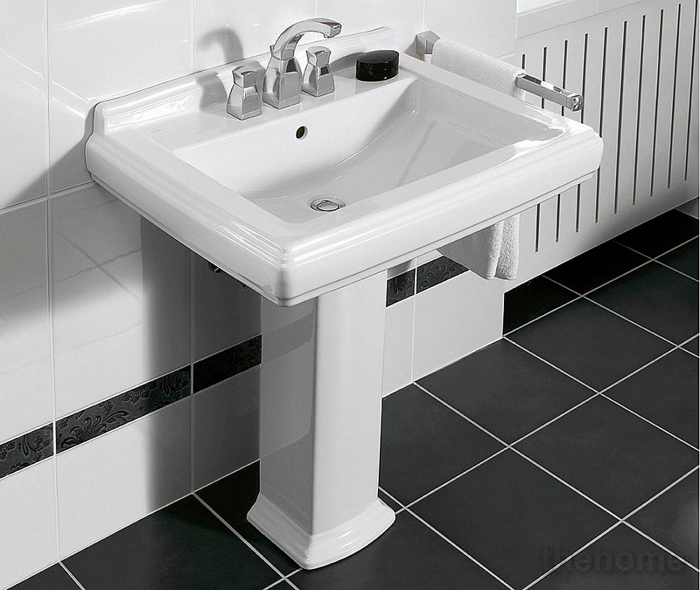 Раковина Villeroy & Boch Hommage 7101 75 R2 star white - 4
