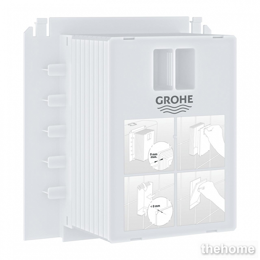 Ревизионный короб Grohe для крепления малых панелей смыва, 40911000 - TheHome
