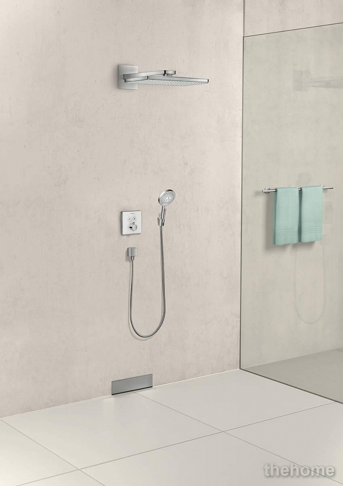 Верхний душ Hansgrohe Rainmaker Select 460 1jet 24003600, чёрный хром - 3