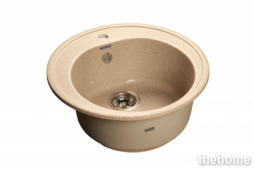 Кухонная мойка GranFest Rondo GF-R510 417504 песочная - TheHome