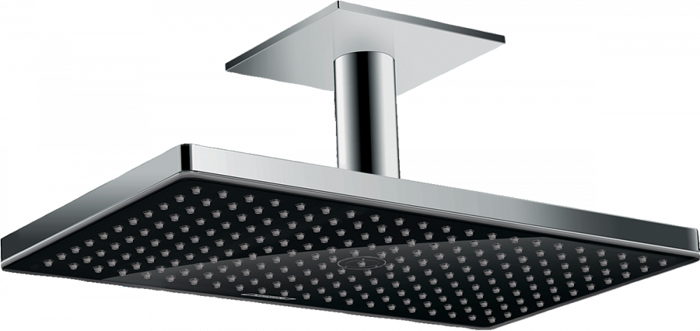 Верхний душ Hansgrohe Rainmaker Select 460 1jet 24002600, чёрный хром - TheHome