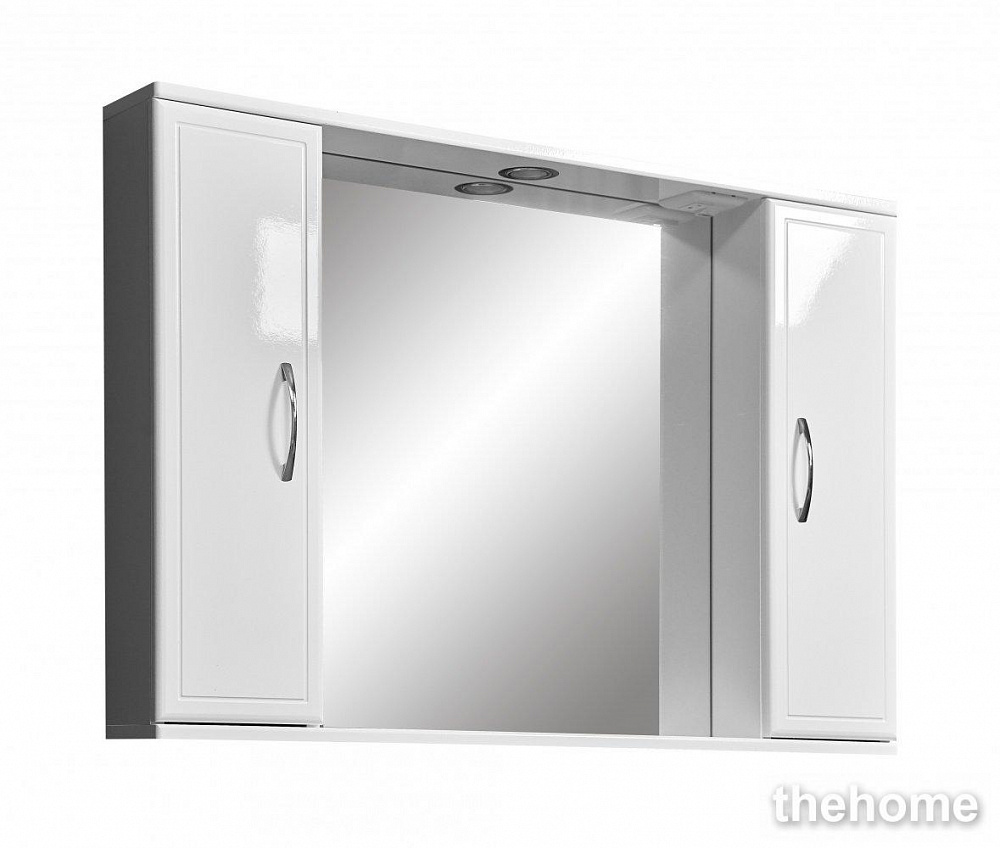 Зеркальный шкаф Stella Polar Концепт 100/C SP-00000135 100 см с подсветкой, белый - 3