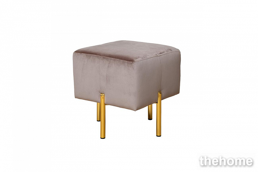 Пуф Mario вельвет св.бежевый Velv SBEG 42*42*44см Garda Decor - TheHome