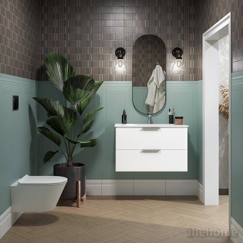 Раковина 85 см Kerama Marazzi Piano PI.wb.85 белый - 3