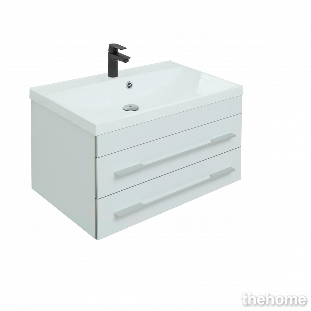 Тумба Aquanet Верона 75 New цв.белый матовый, 272422 - TheHome