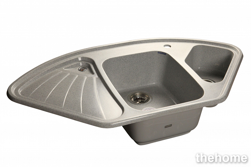 Кухонная мойка GranFest Corner GF-C1040E 430135 серая - TheHome