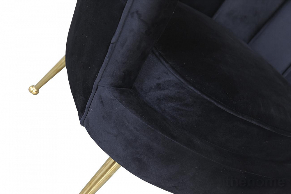87YY-1907 BLK Кресло велюр черный 89*79*85см Garda Decor - 4