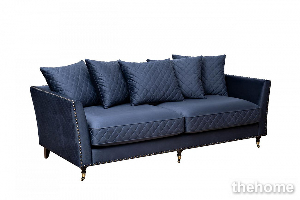 Диван Sorrento 220 трехмест., велюр т.синий Colt034 220*101*88см Garda Decor - 2