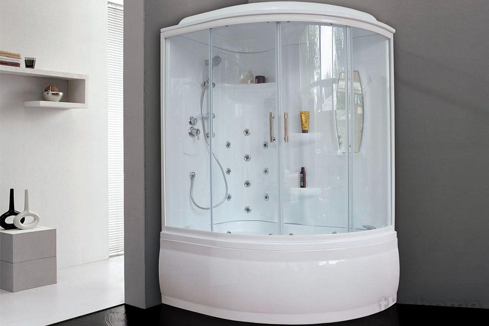 Душевая кабина Royal Bath 140ALP-T прозрачное левая - 2