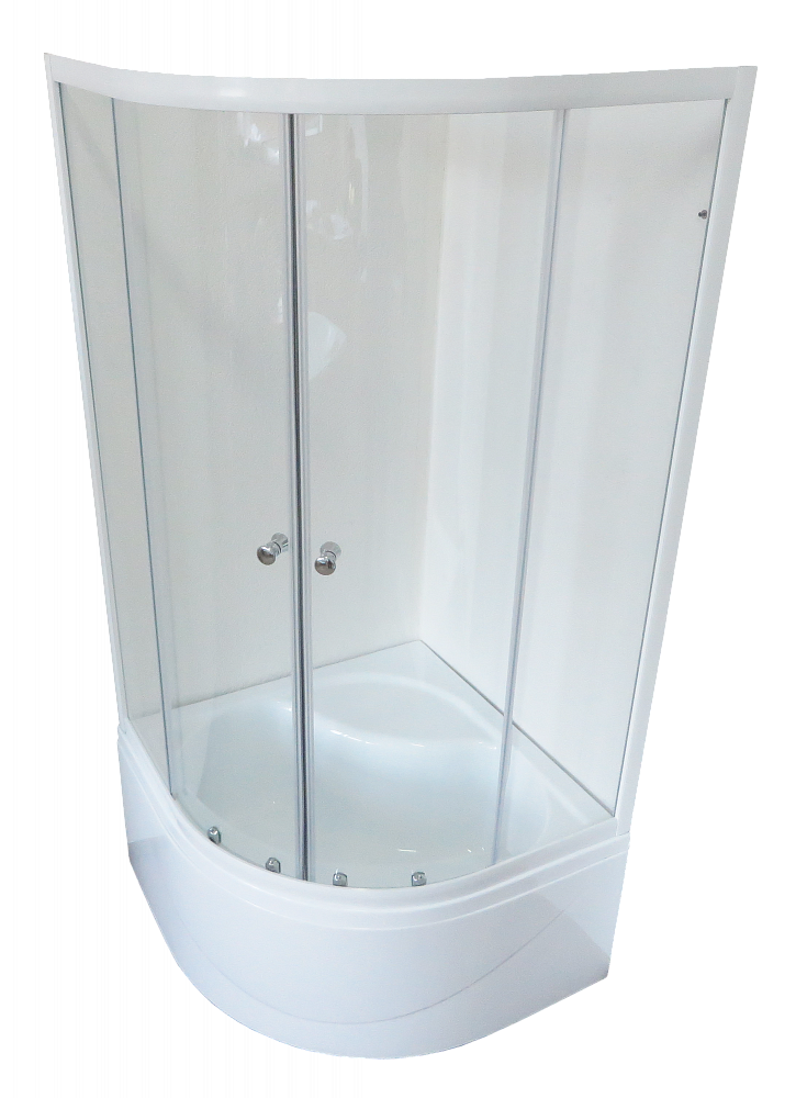 Душевой уголок Royal Bath 100BK-T прозрачное - 3