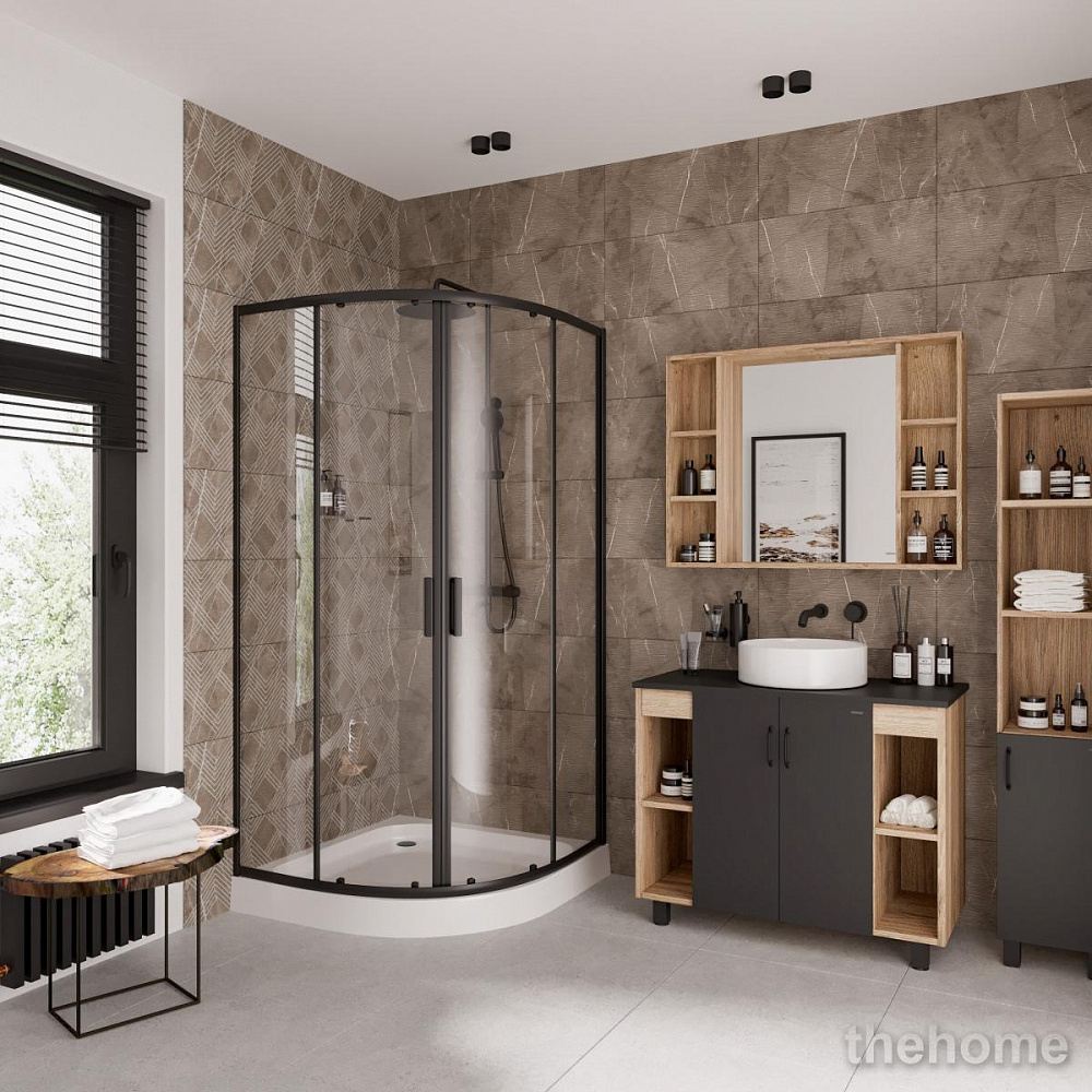 Душевой уголок Niagara Nova 68070811BLACK 100x100 см - 2